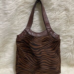 Bath & Body Works Zebra Print Tote Style Bag